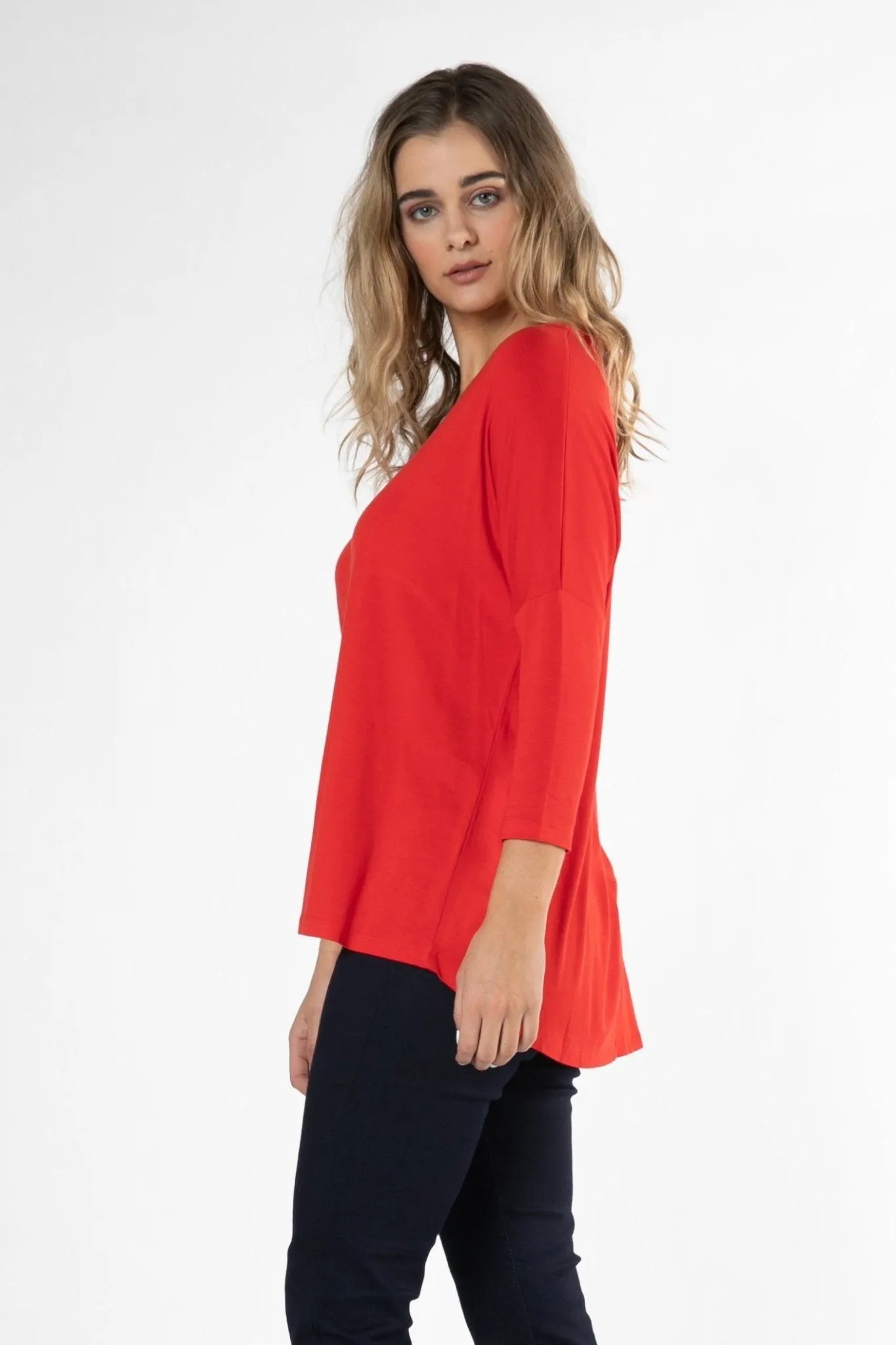 Betty Basics Bilbao Top in Chilli Red