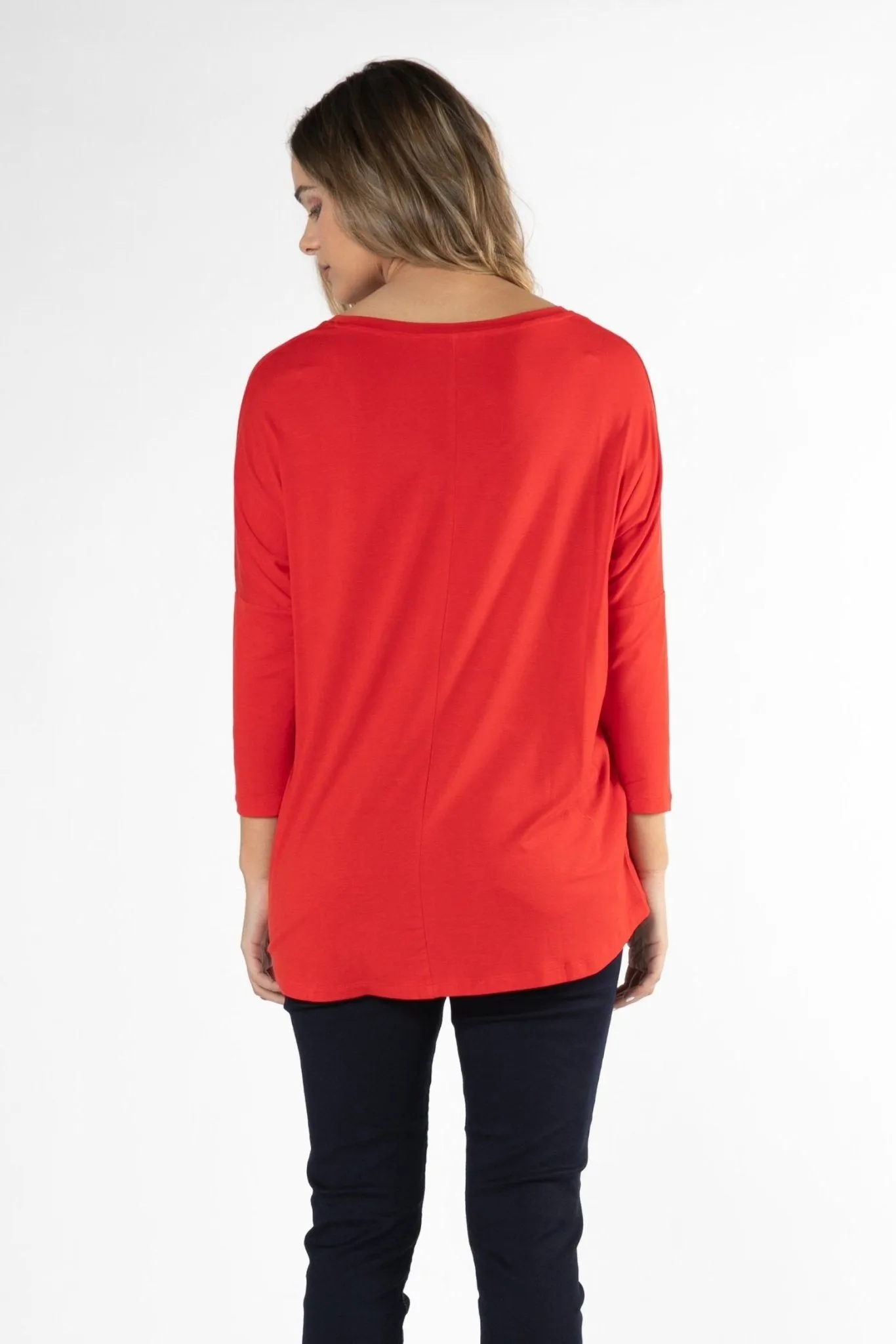 Betty Basics Bilbao Top in Chilli Red