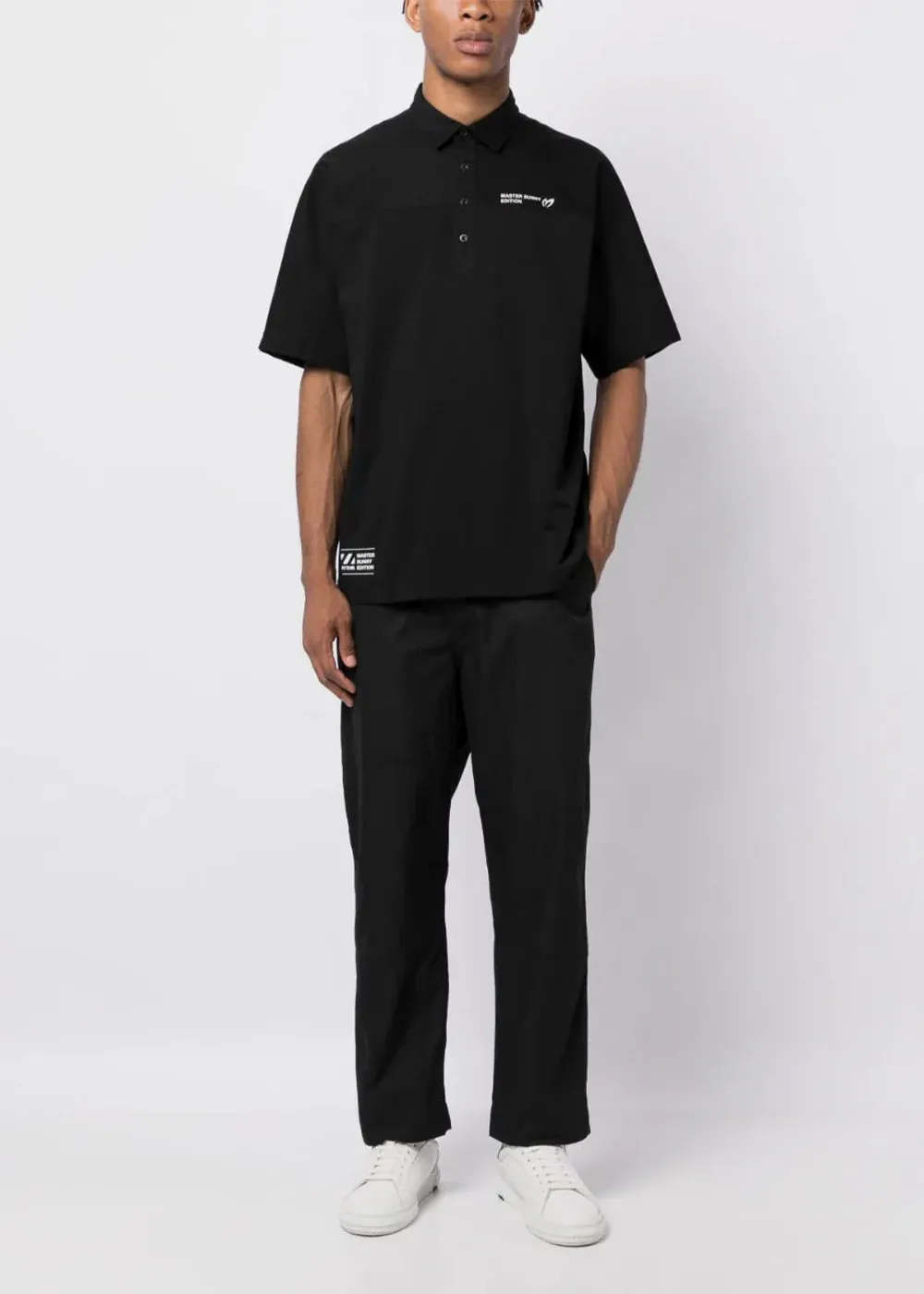 Black Coolmax Eco Seersucker Birdseye Polo Shirt