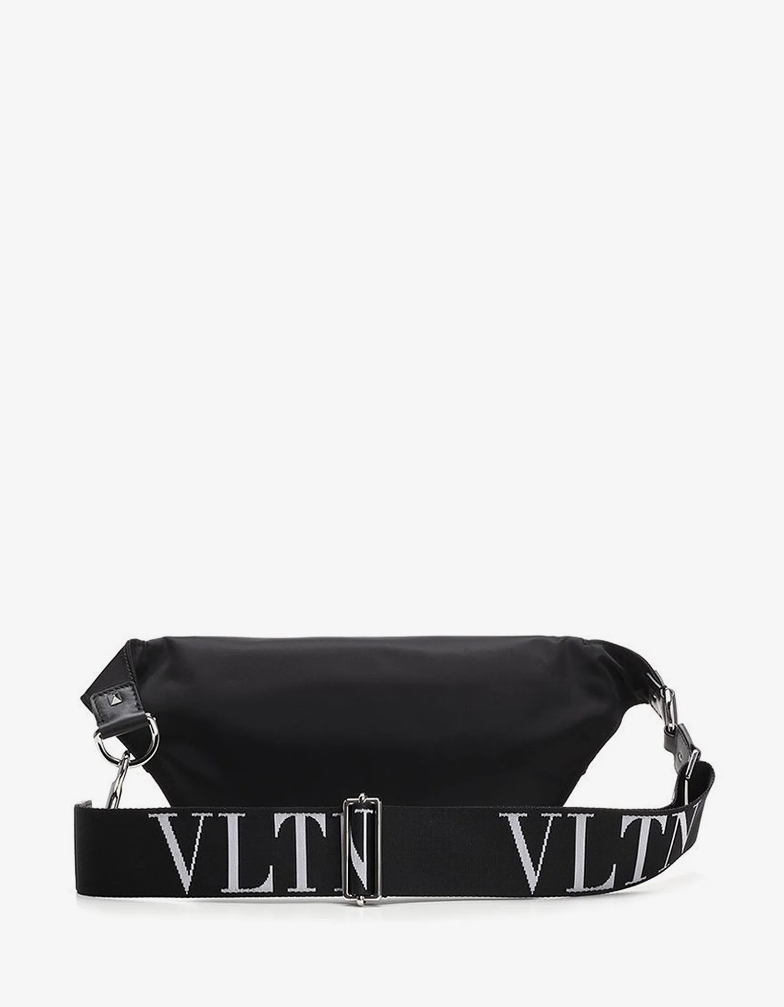 Black Nylon VLTN Waist Bag