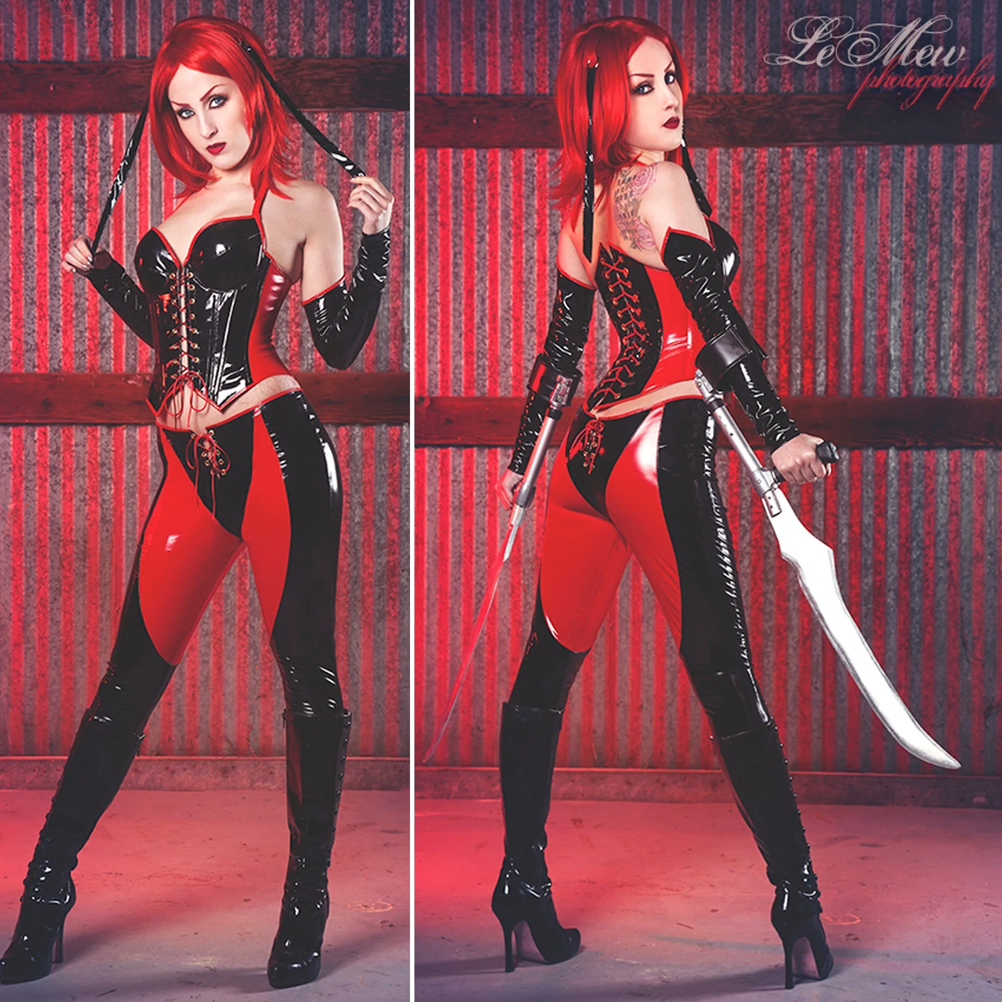 Bloodrayne cosplay PVC Costume