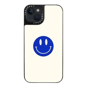 Blue Smile Designer iPhone 15 Case Cover