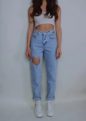 Blue Sweetheart Jeans