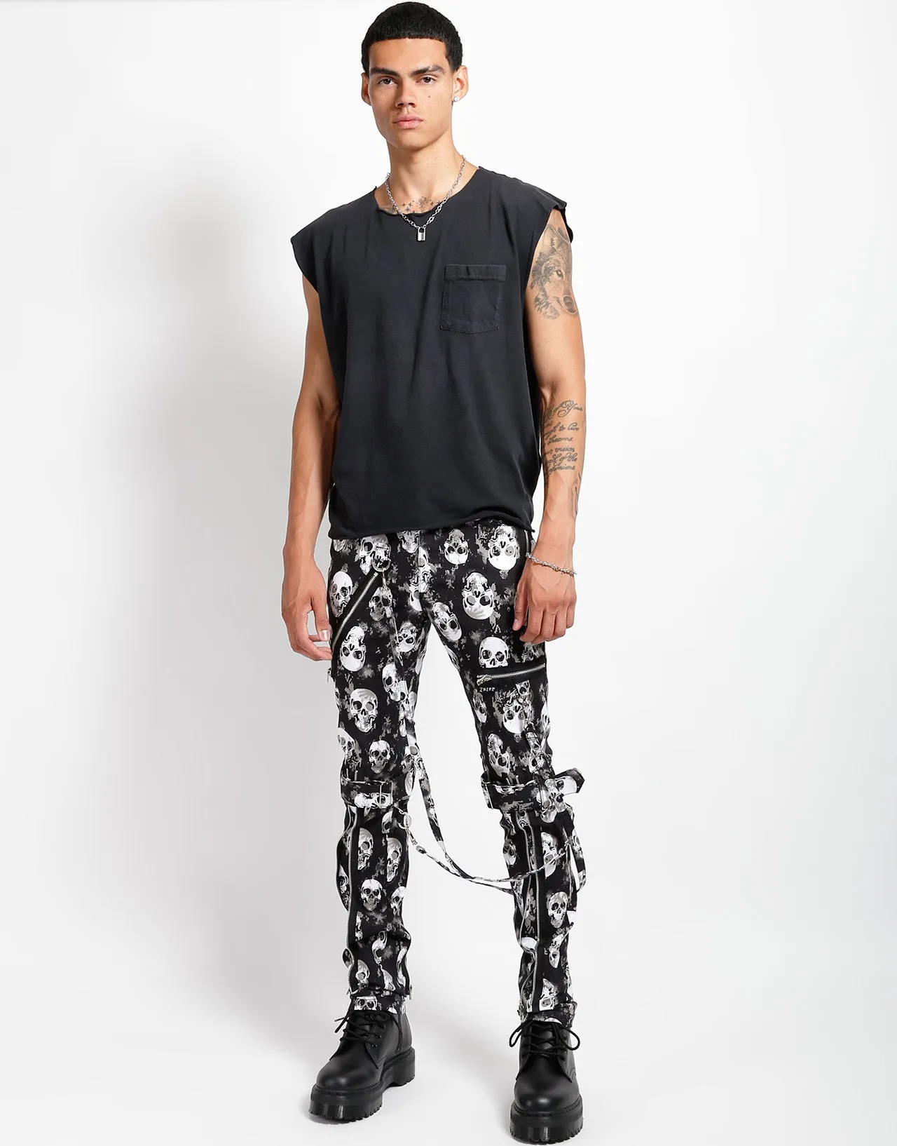 BONDAGE PANT SKULL