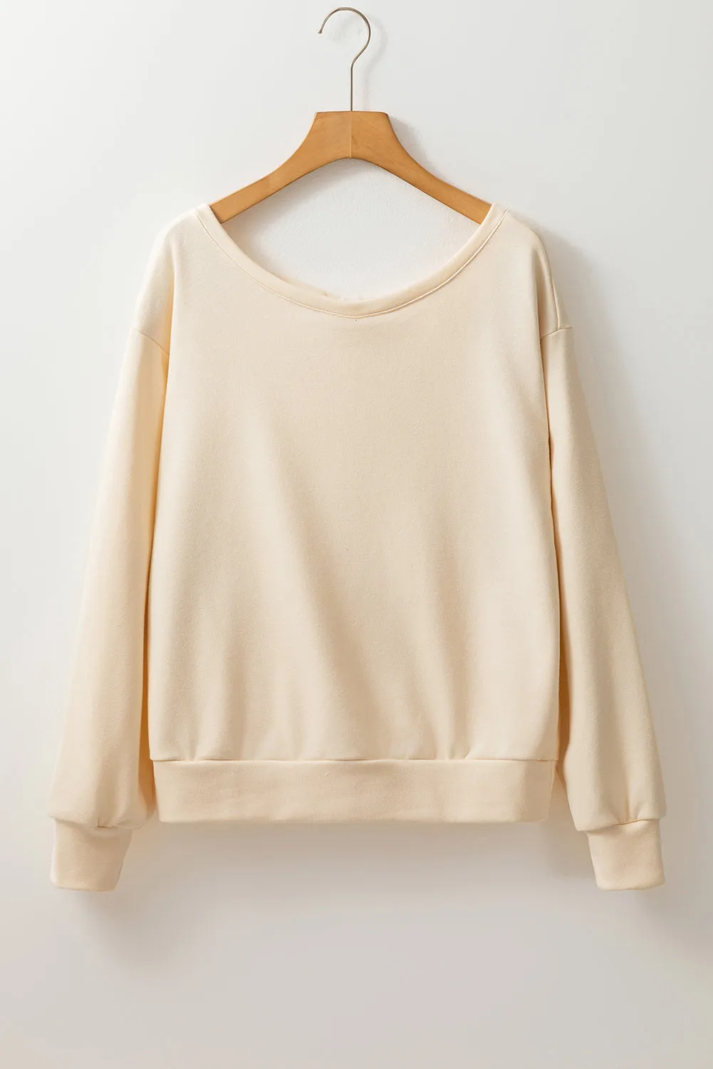 Bow knot  Round Neck Sweatshirt