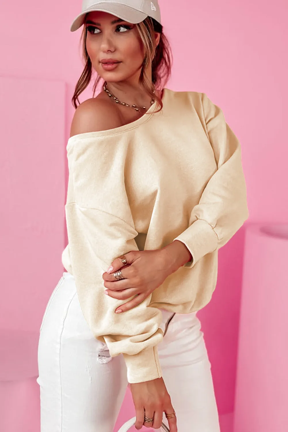 Bow knot  Round Neck Sweatshirt