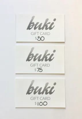 Buki Gift Card