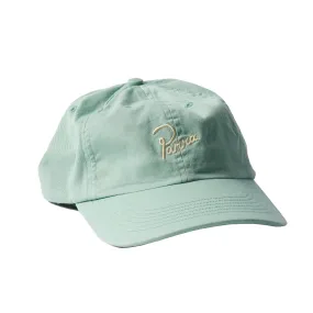 By Parra Script Logo 6 Panel Hat Sage Green