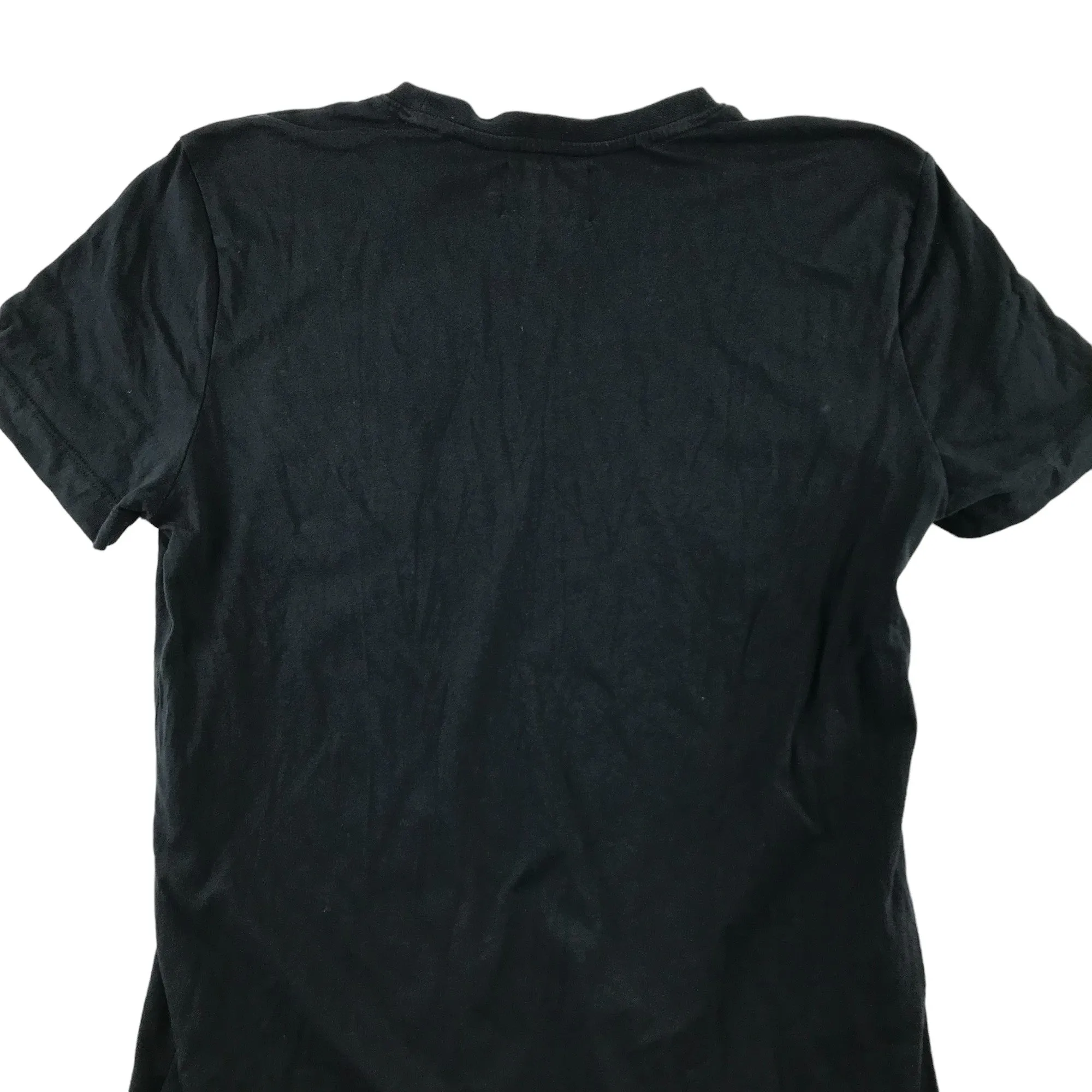 Calvin Klein T-shirt adult size S black short sleeve cotton with chest pocket