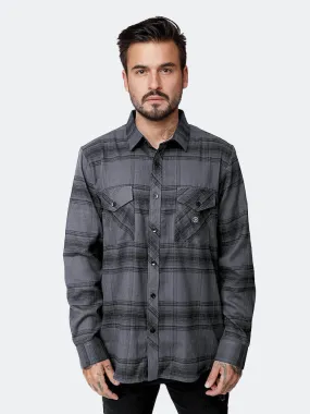 Camisa para Hombre Dunkelvolk FLANNEL TEXAS SHIRT NGR