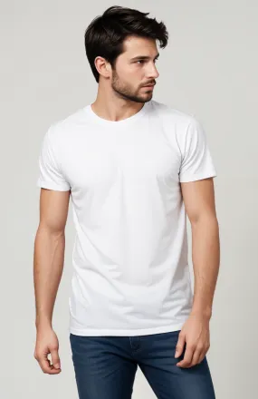 Camiseta Masculina Algodão Pima Gola U - Premium T-shirt