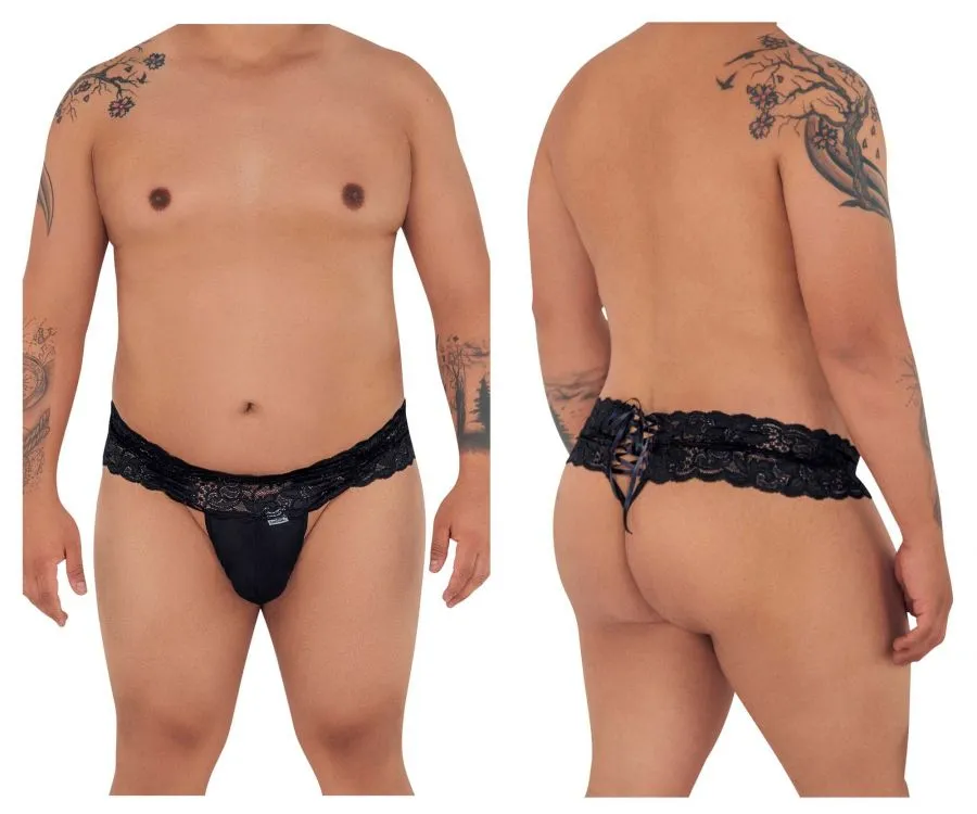 CandyMan 99595X Lace Thongs Color Black