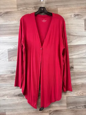 Cardigan By Cuddl Duds In Red, Size: L