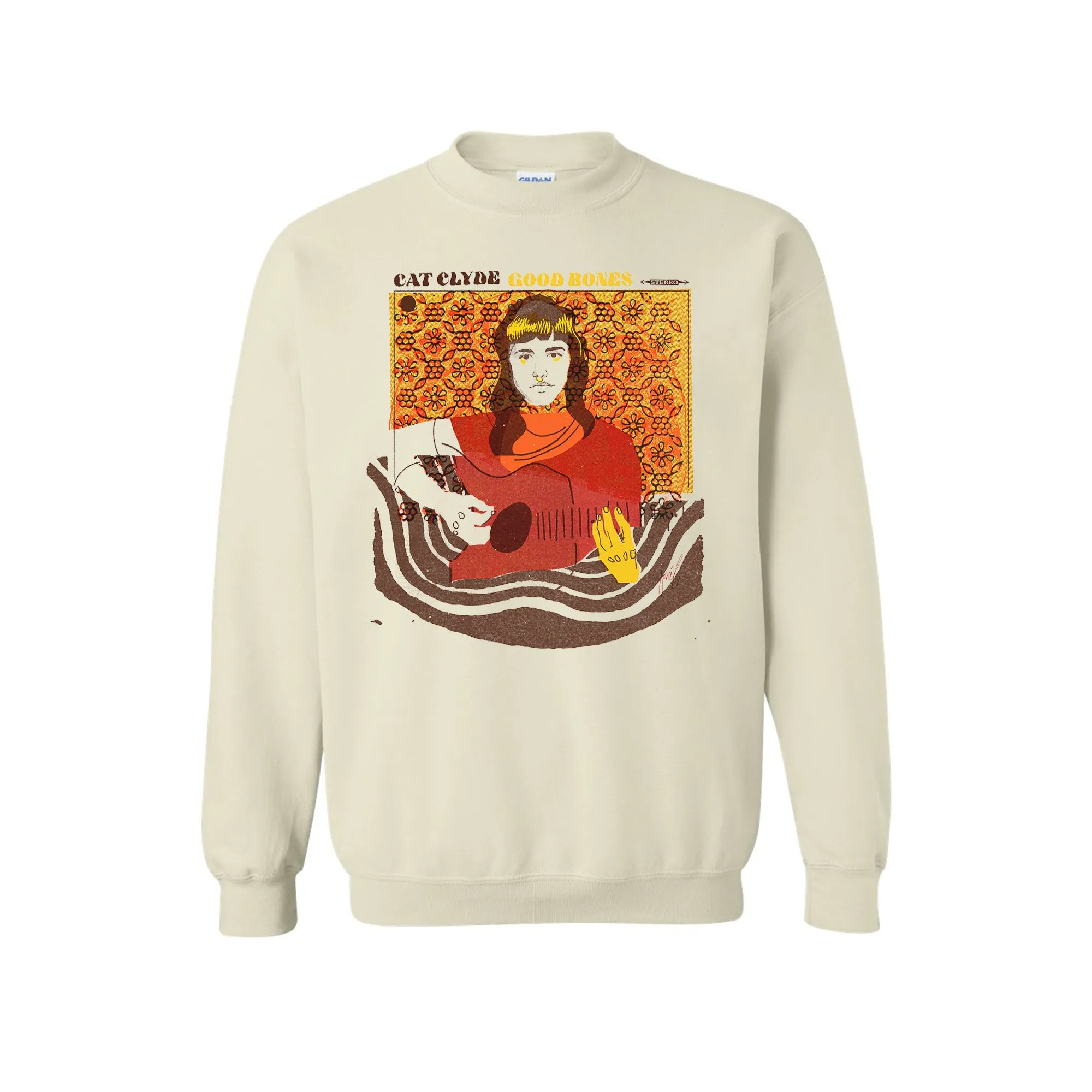 Cat Clyde Guitar Crewneck