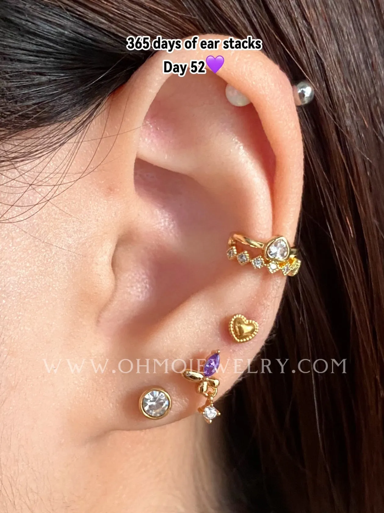 Charming Love Ear Cuff