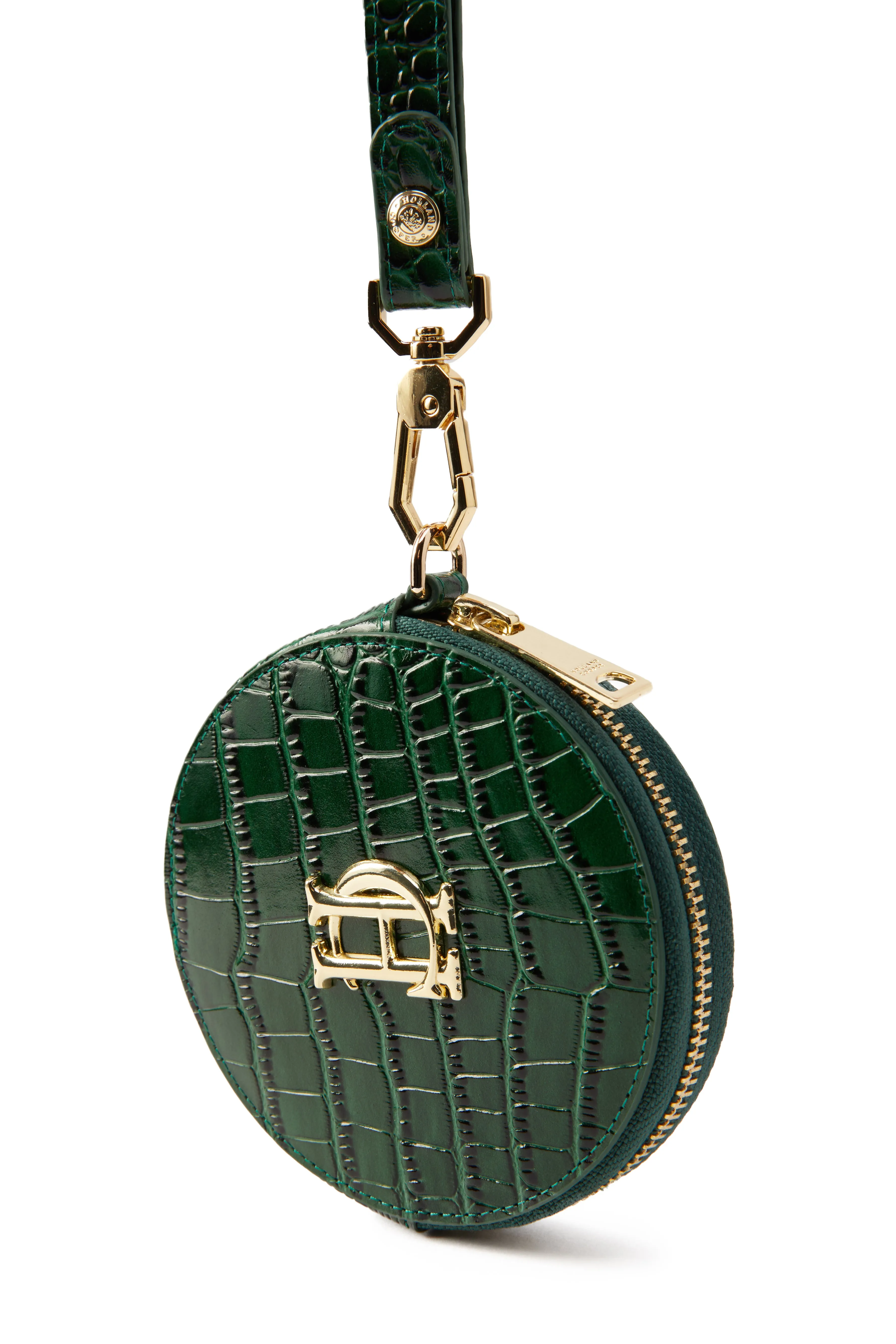 Chelsea Coin Purse (Emerald Croc)