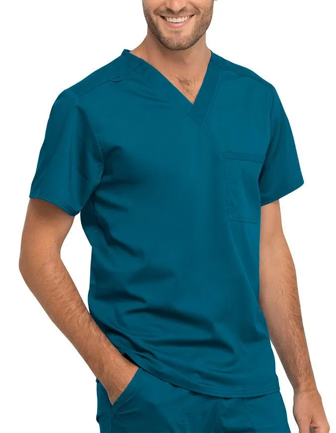 Cherokee Workwear Revolution Unisex Pocket V-Neck Scrub Top