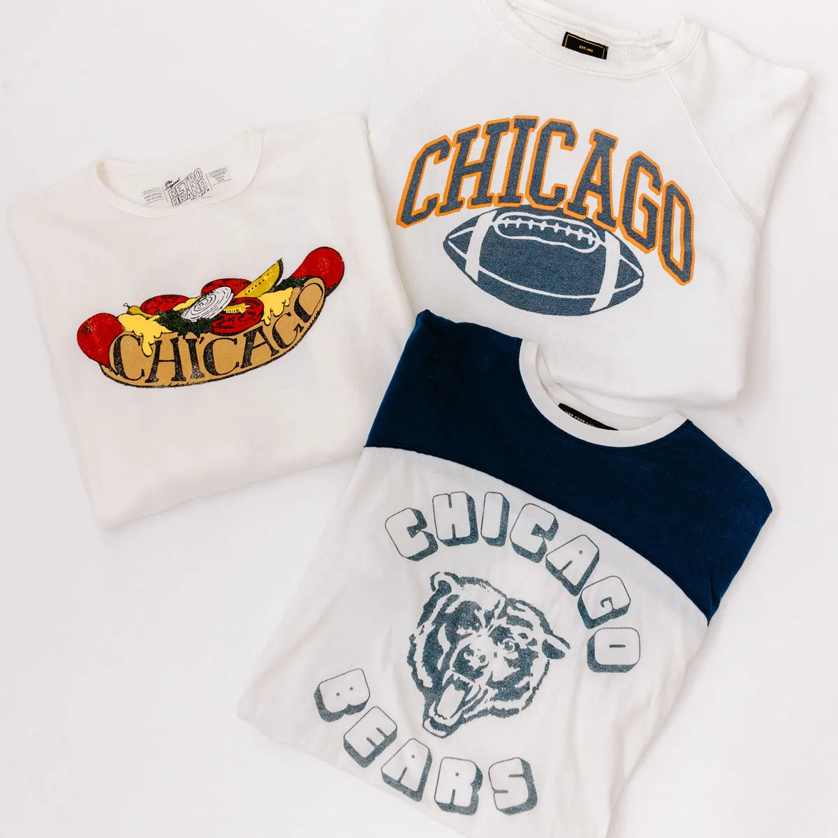 Chicago Dog Sweatshirt - White