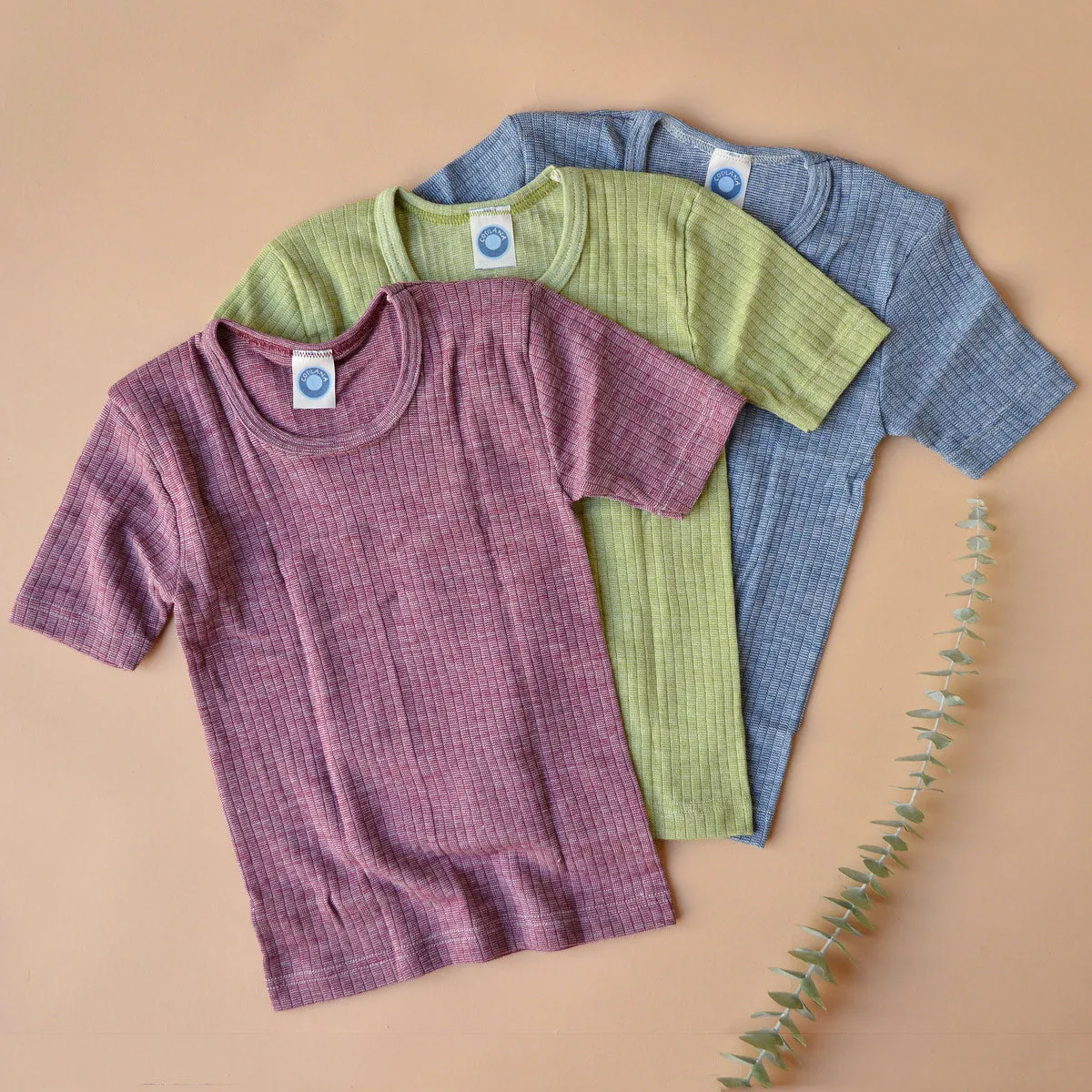 Child's T-Shirt - Organic Cotton/Merino/Silk (1-12y)