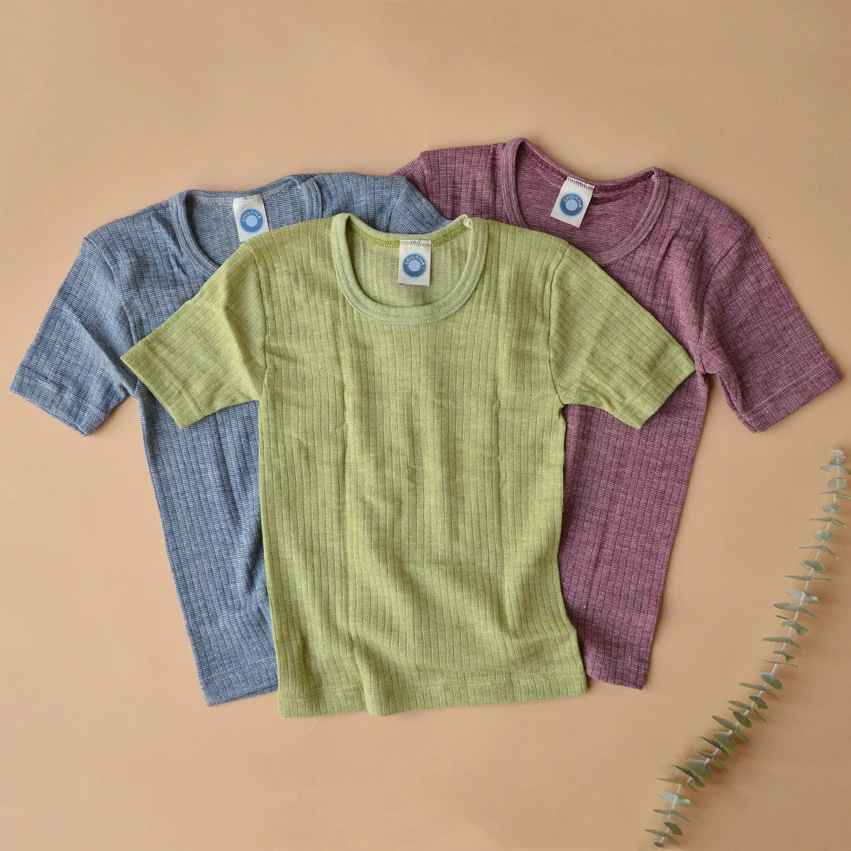 Child's T-Shirt - Organic Cotton/Merino/Silk (1-12y)