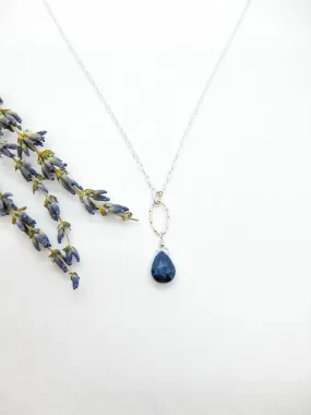 Chrysanthe: Sapphire Necklace - n531