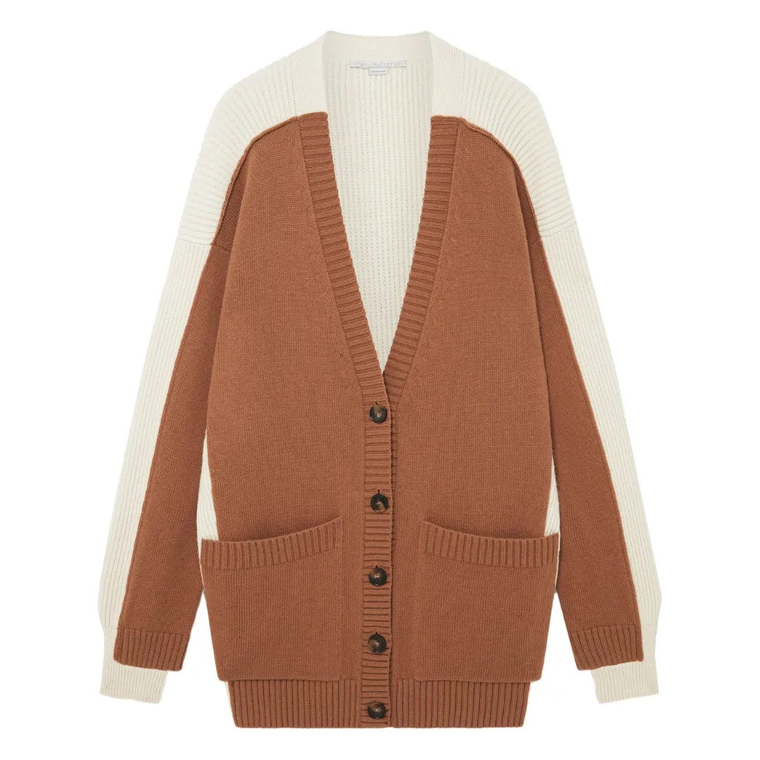 Chunky Panelled Cardigan