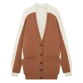 Chunky Panelled Cardigan