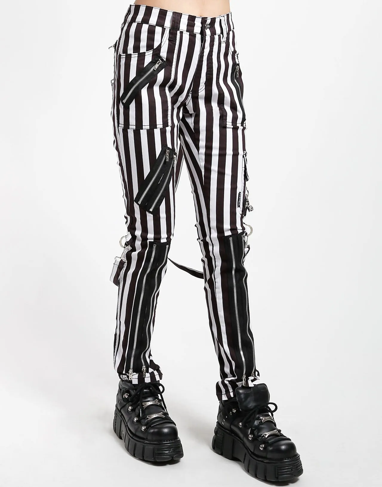 CLASSIC SLIM LEG  BONDAGE PANT MEDIUM STRIPE