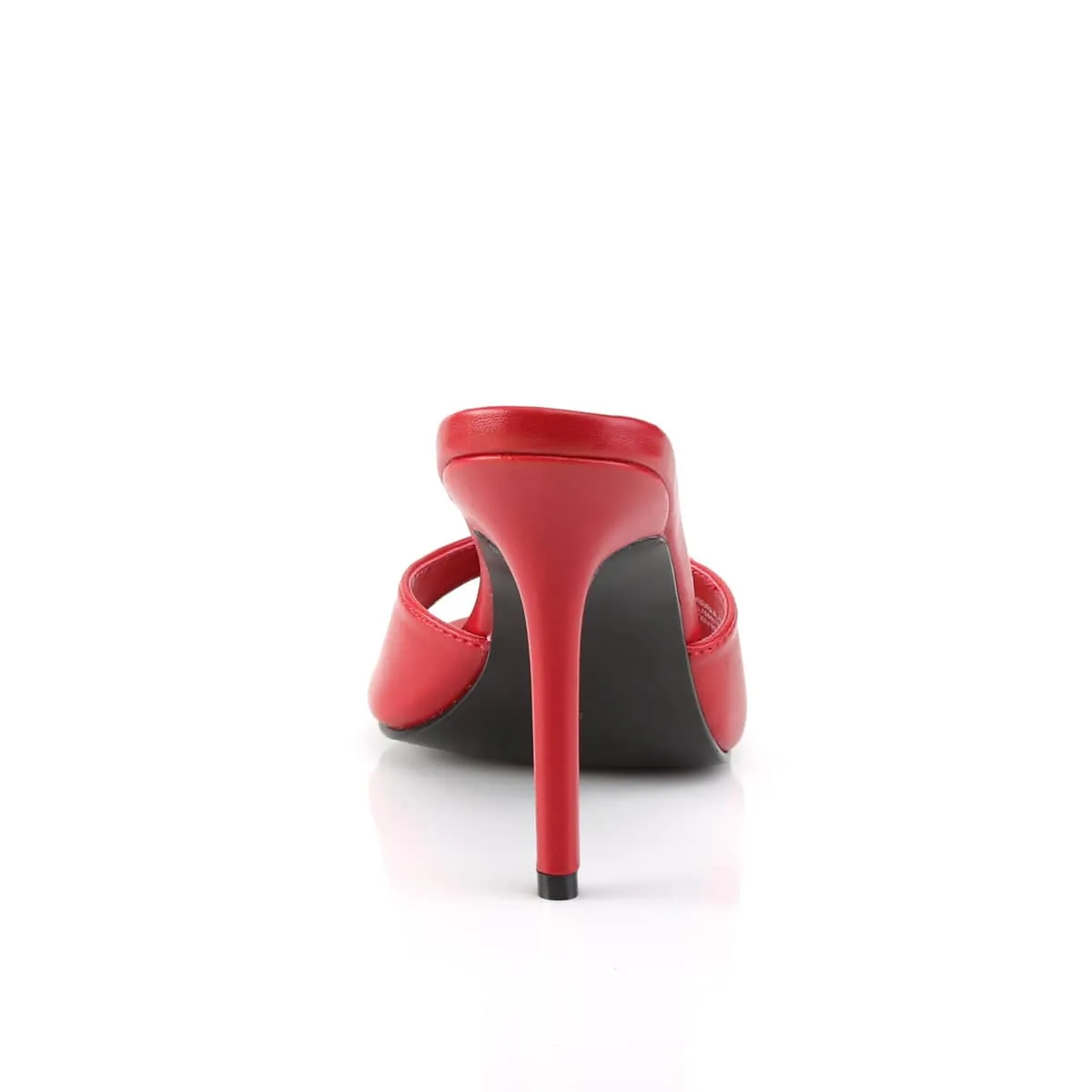 CLASSIQUE-01 Red Slide High Heel