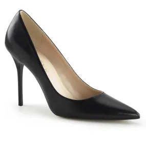 CLASSIQUE-20 Black Court High Heel