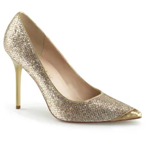 CLASSIQUE-20 Gold Court High Heel