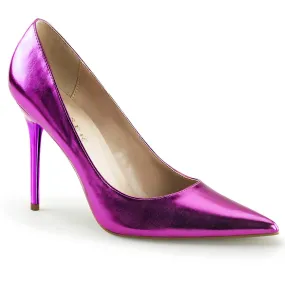 Classique 20 Metallic Purple Pointed Stilettos