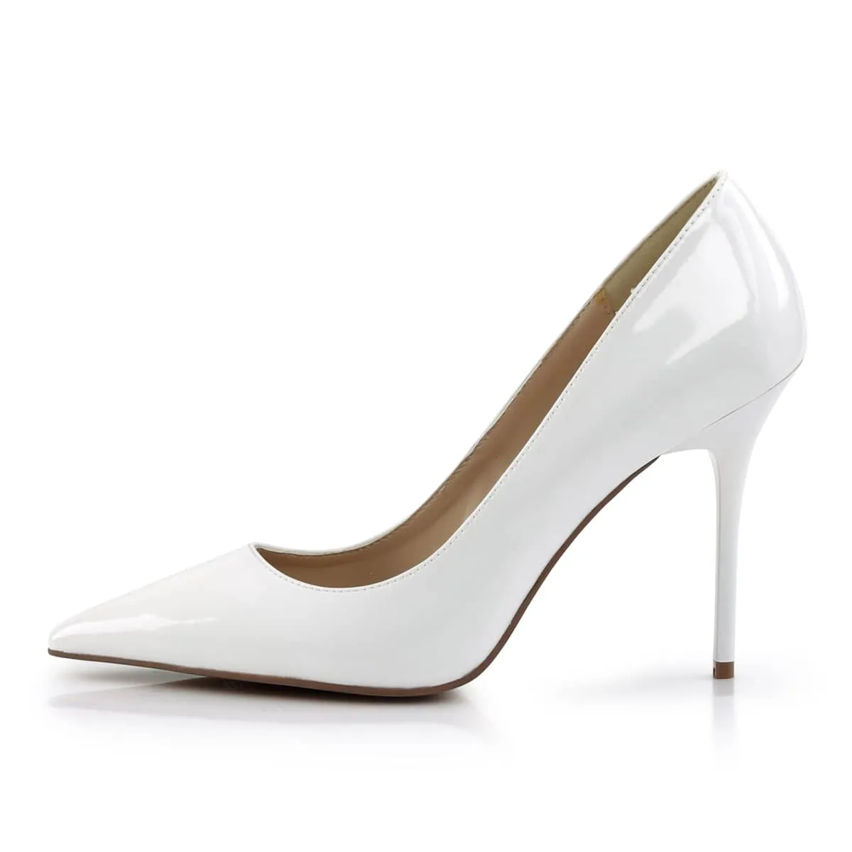 CLASSIQUE-20 White Court High Heel