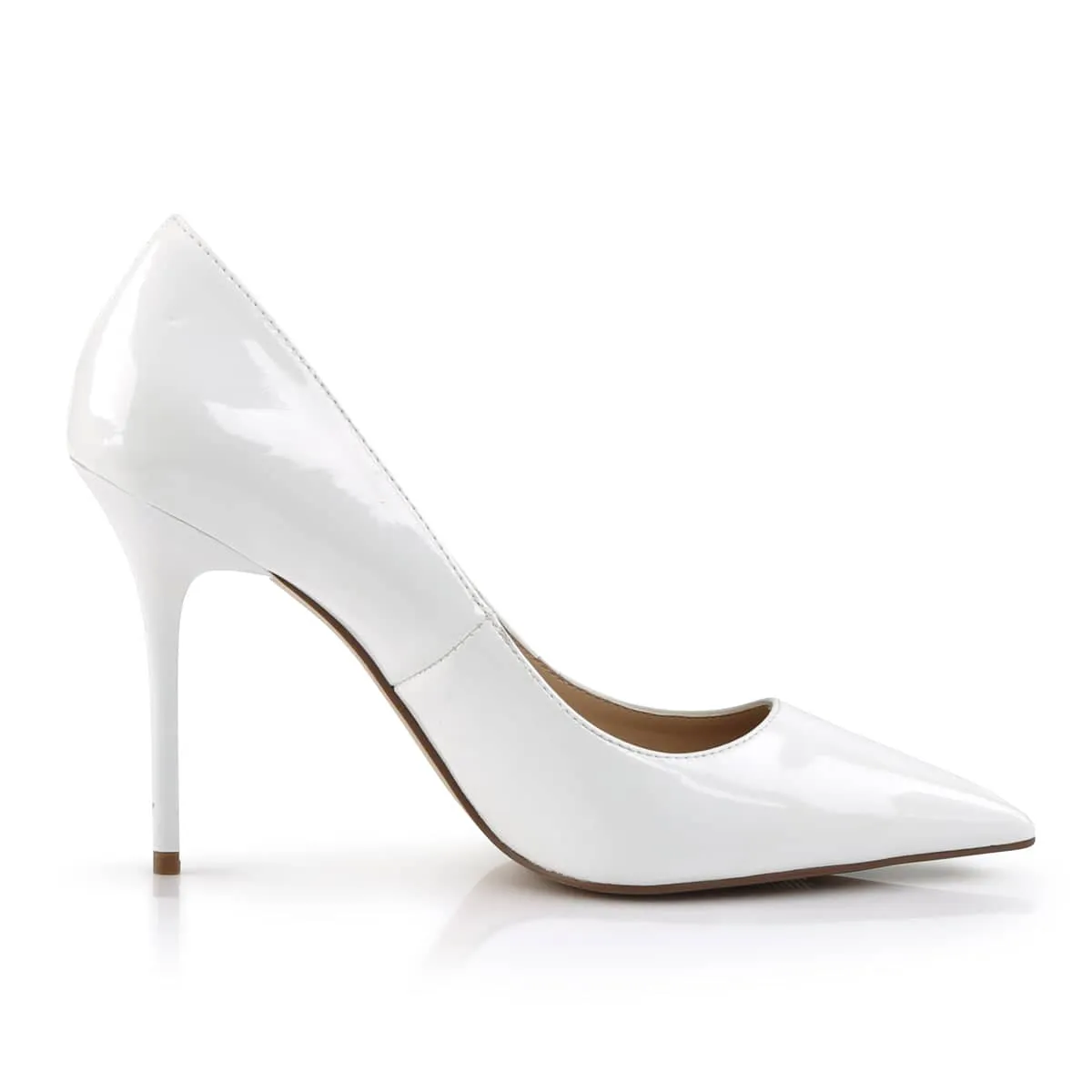 CLASSIQUE-20 White Court High Heel