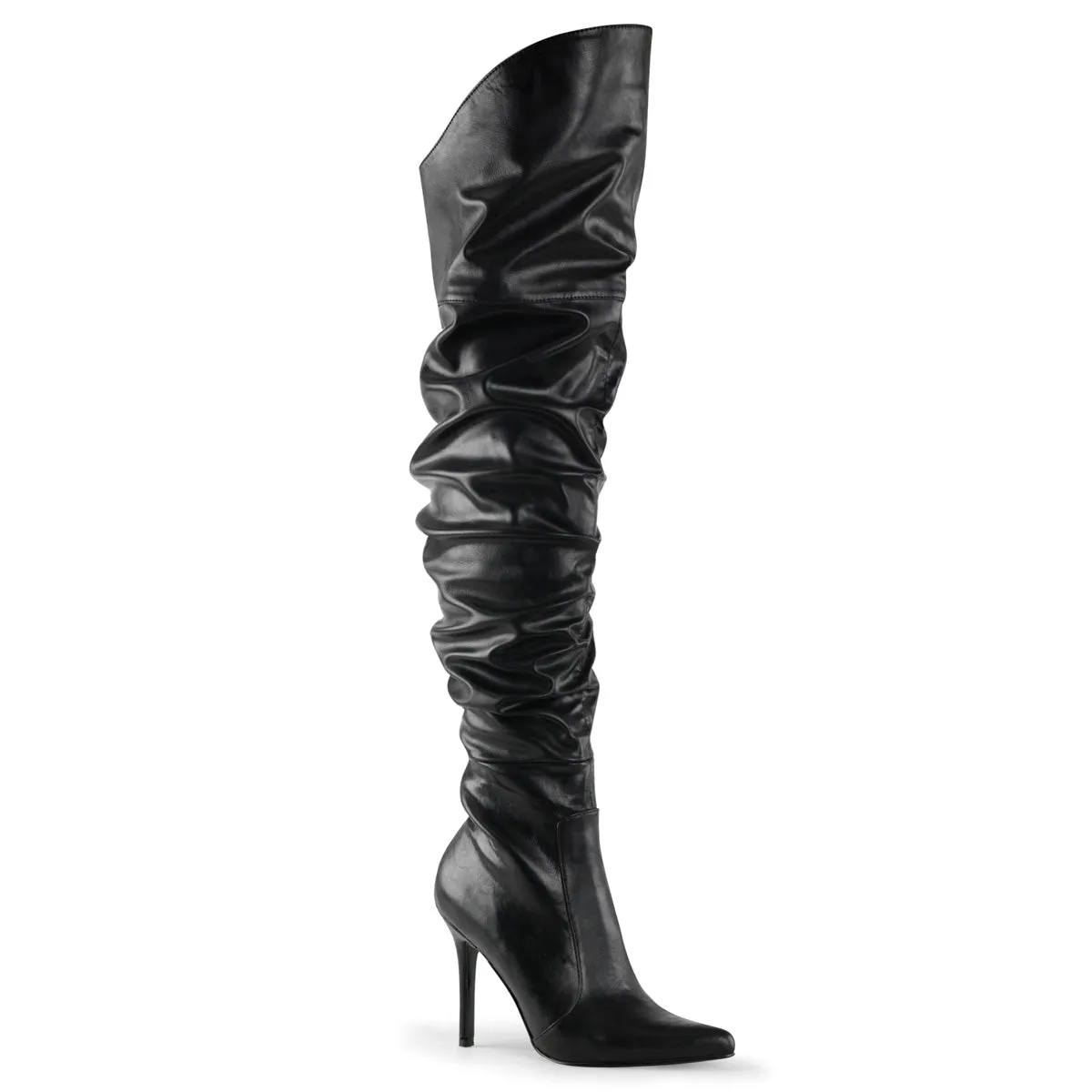 CLASSIQUE-3011 Thigh High Scrunch Sexy Boot