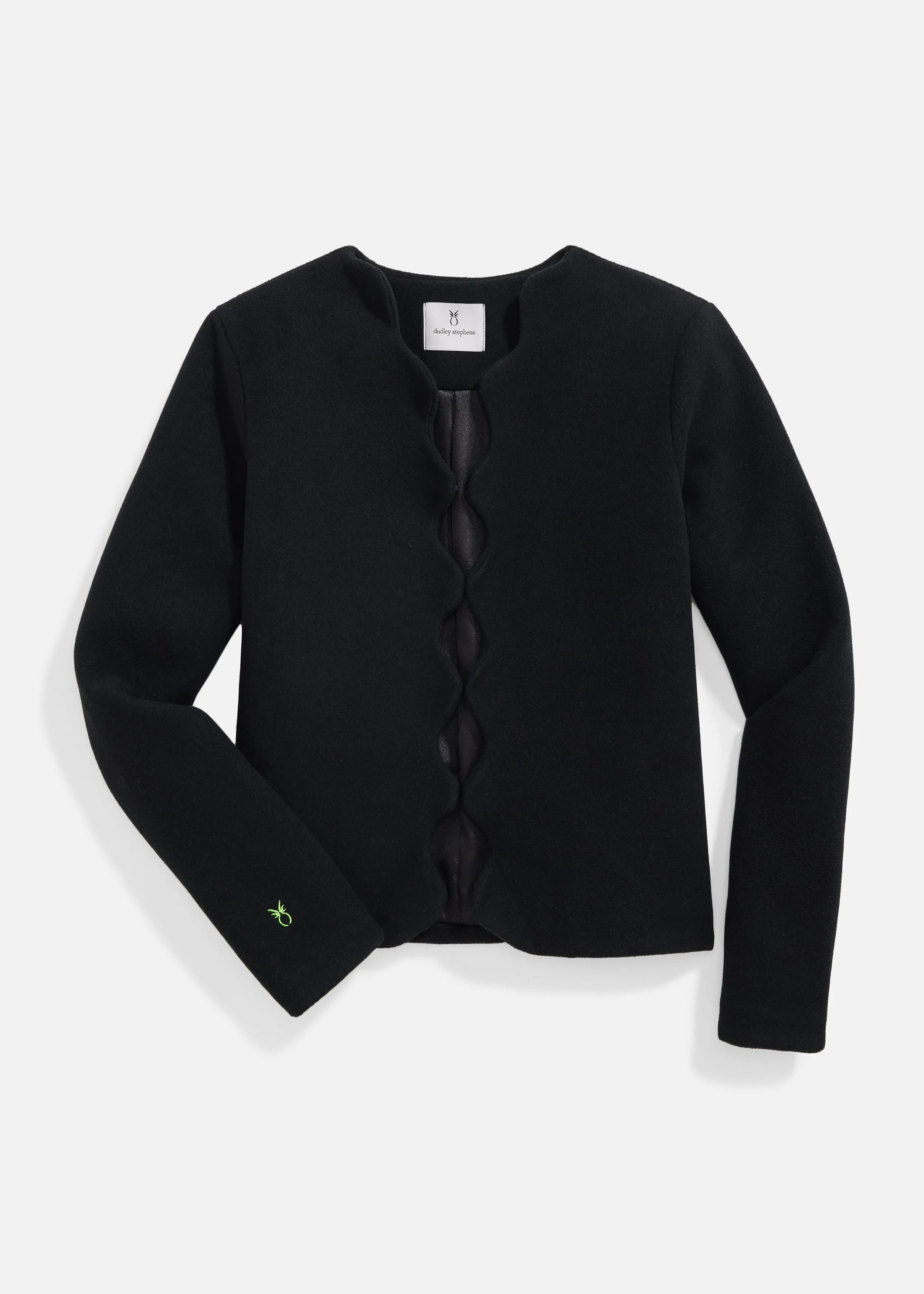 Coach House Blazer in Vello Fleece (Black)