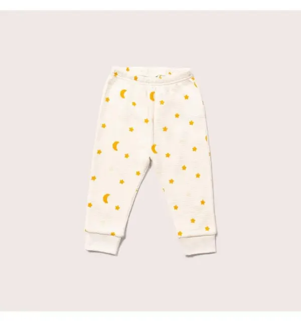 Cream Waffle Stars Organic Pyjamas - Little Green Radicals