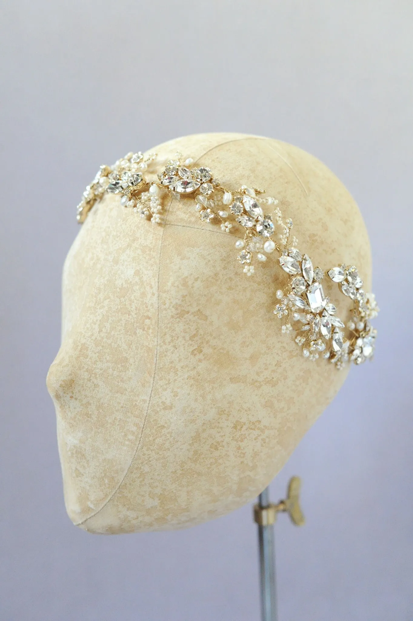 Crystal dazzle ornate headband - Style #519