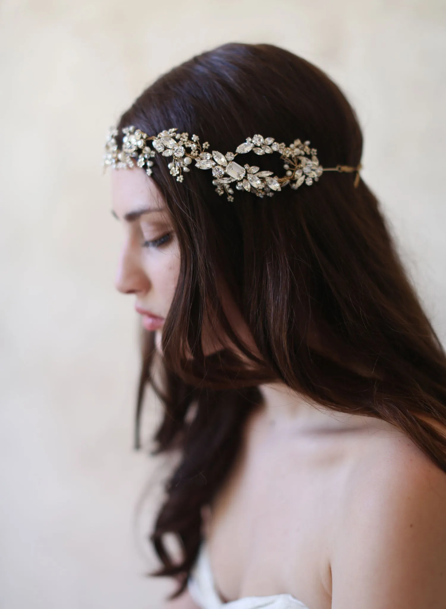 Crystal dazzle ornate headband - Style #519