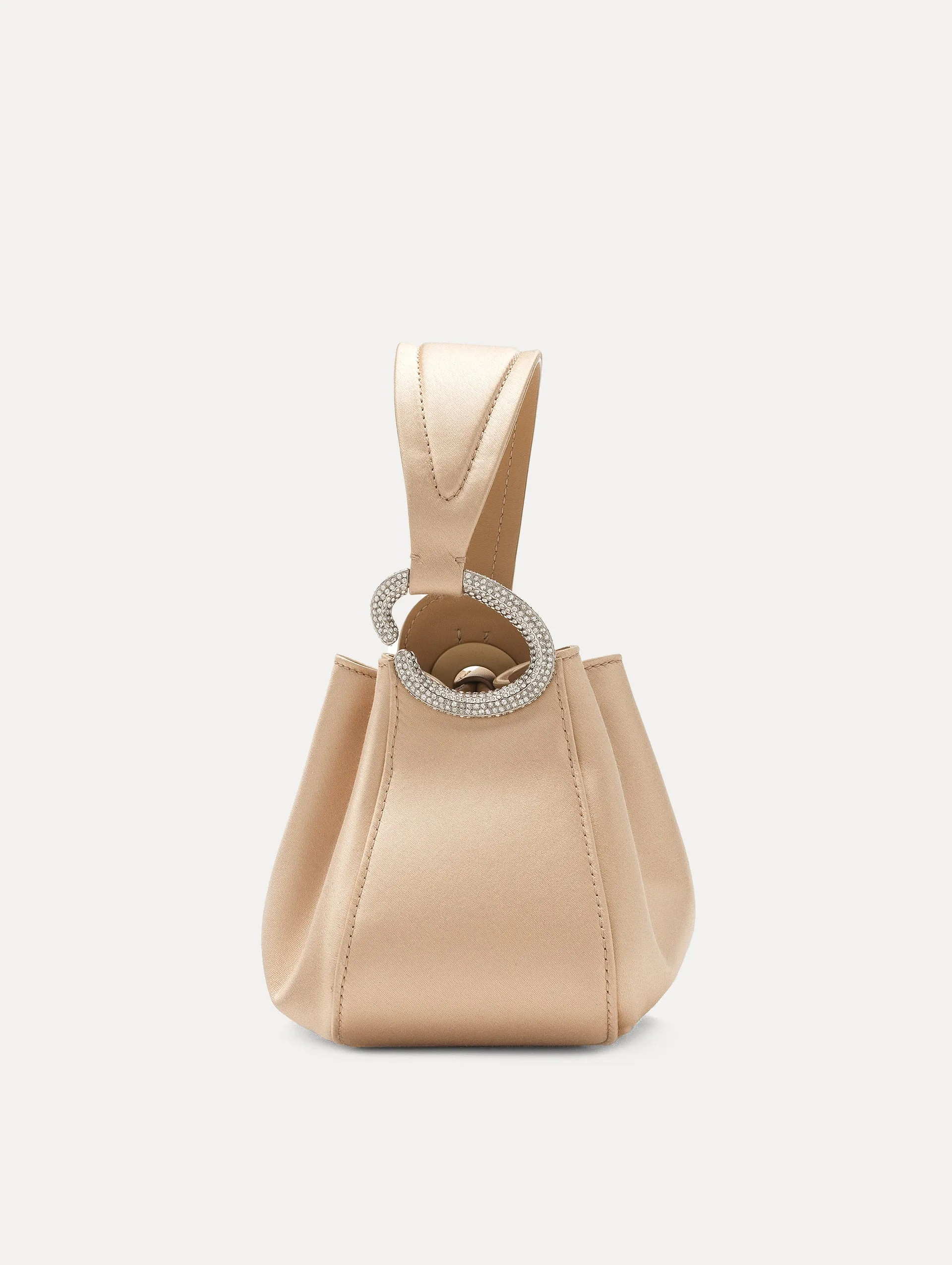 Crystal Pavé Nano O Handle Bag