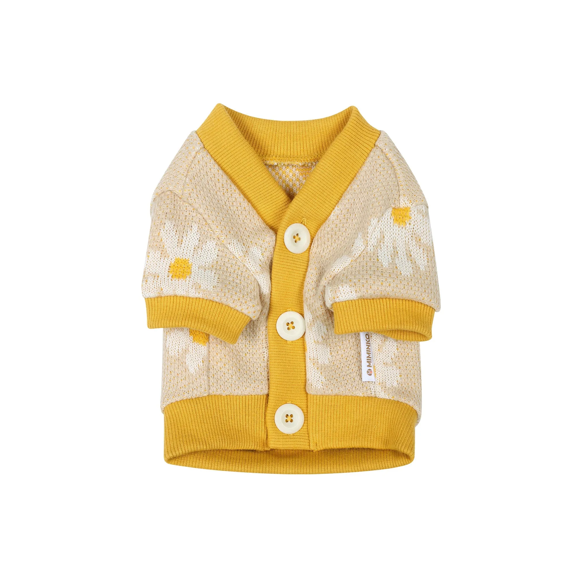 Daisy Garden Cardigan - Yellow