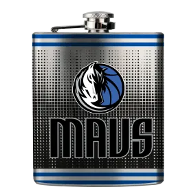 DALLAS MAVERICKS GREAT AMERICAN 6 OZ HORSEHEAD STEEL FLASK