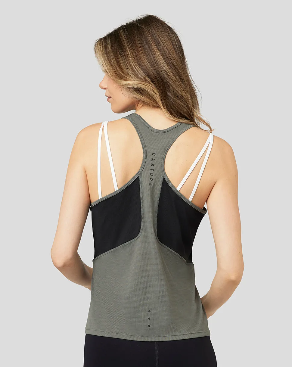 Dames Active Performance Tank Top – Gunmetal