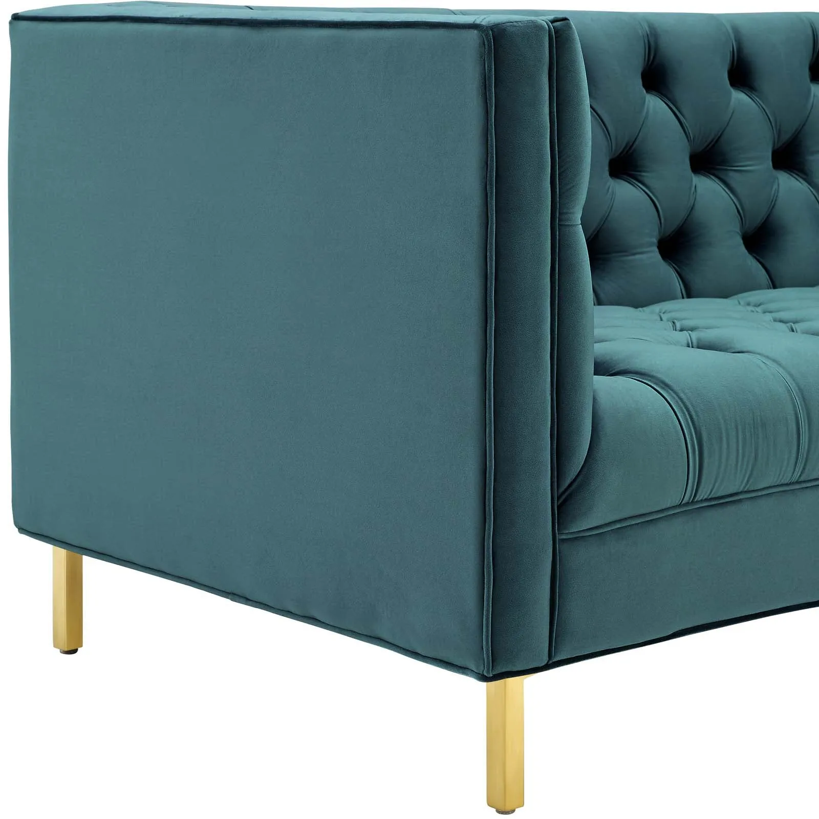 Delight Tufted Button Performance Velvet Sofa