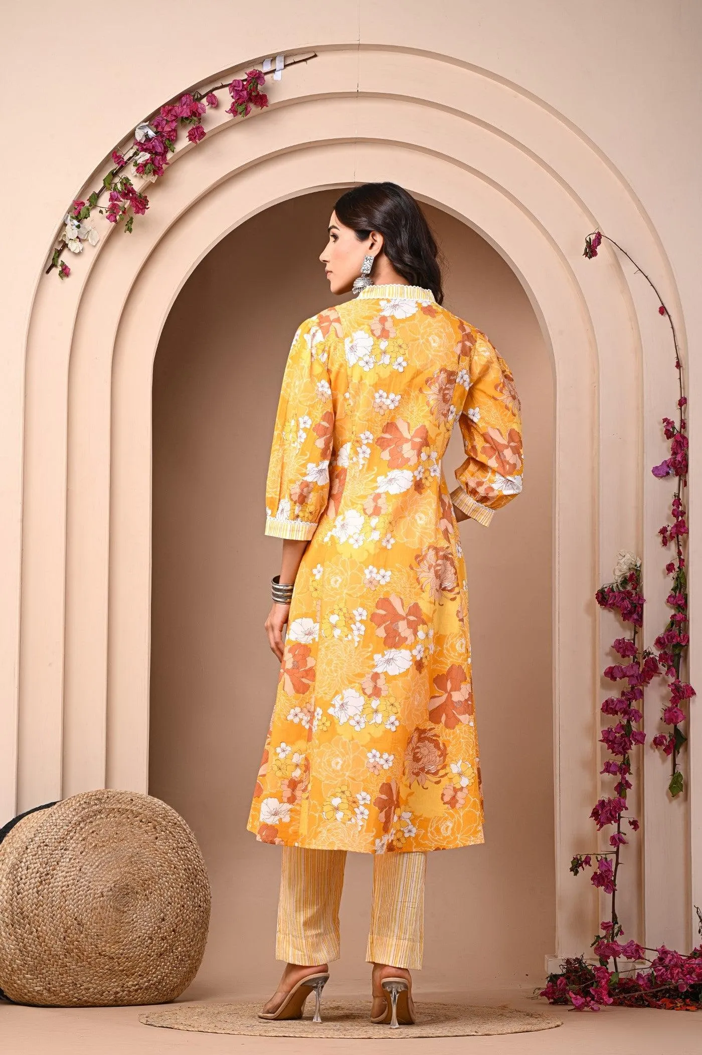 Designer Pattern Kurti with Pant