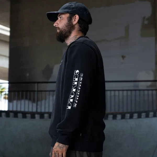 Dickies Skateboarding Ronnie Sandoval Relaxed Fit Sweatshirt Black