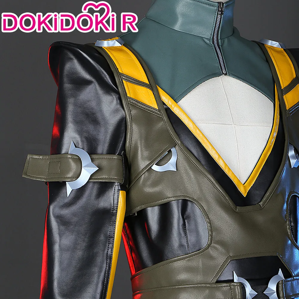 DokiDoki-R Game Cosplay Costume Black Steel