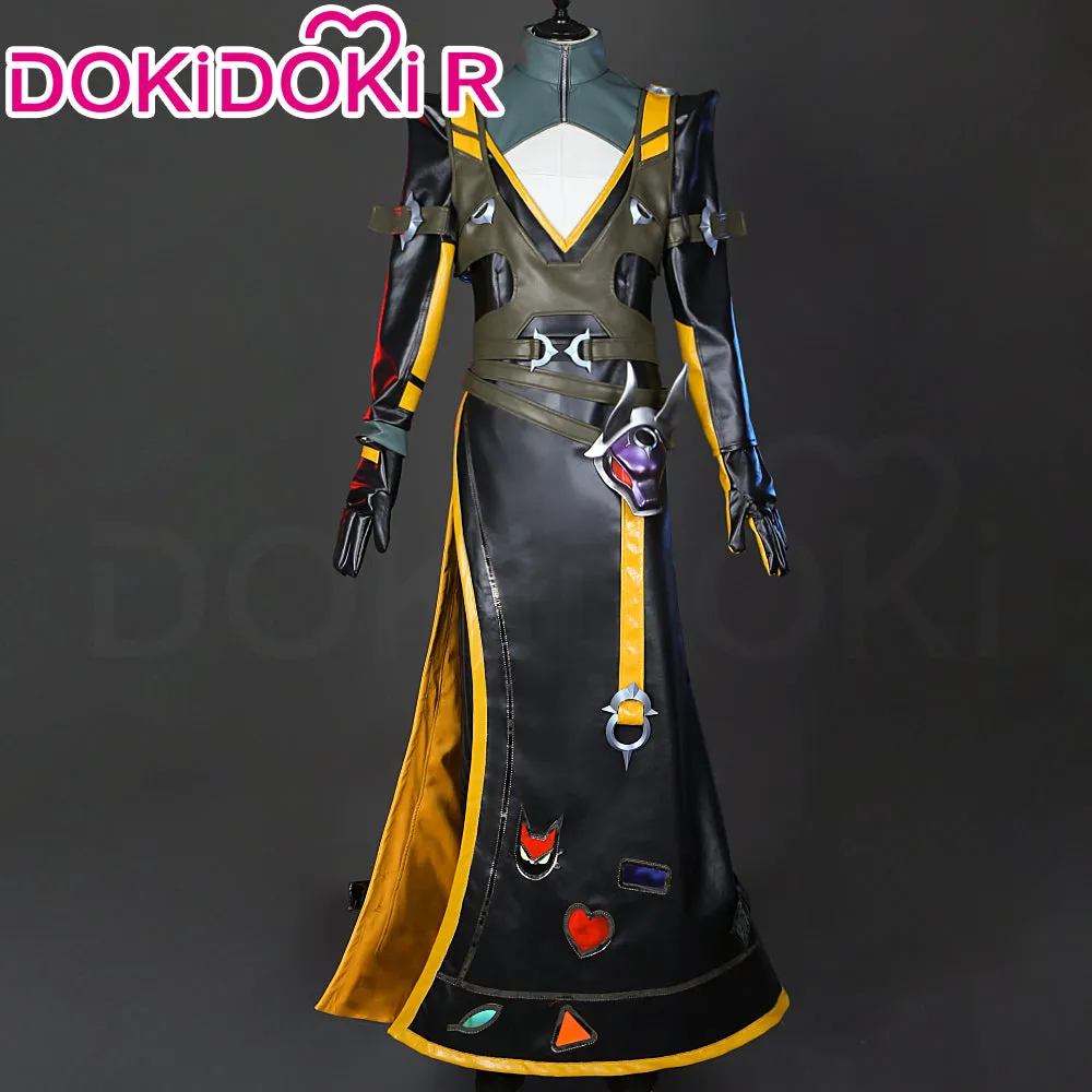 DokiDoki-R Game Cosplay Costume Black Steel