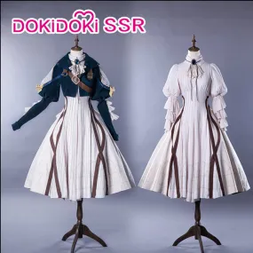 DokiDoki-SSR Anime Violet Evergarden Cosplay Costume Women Dress Costume