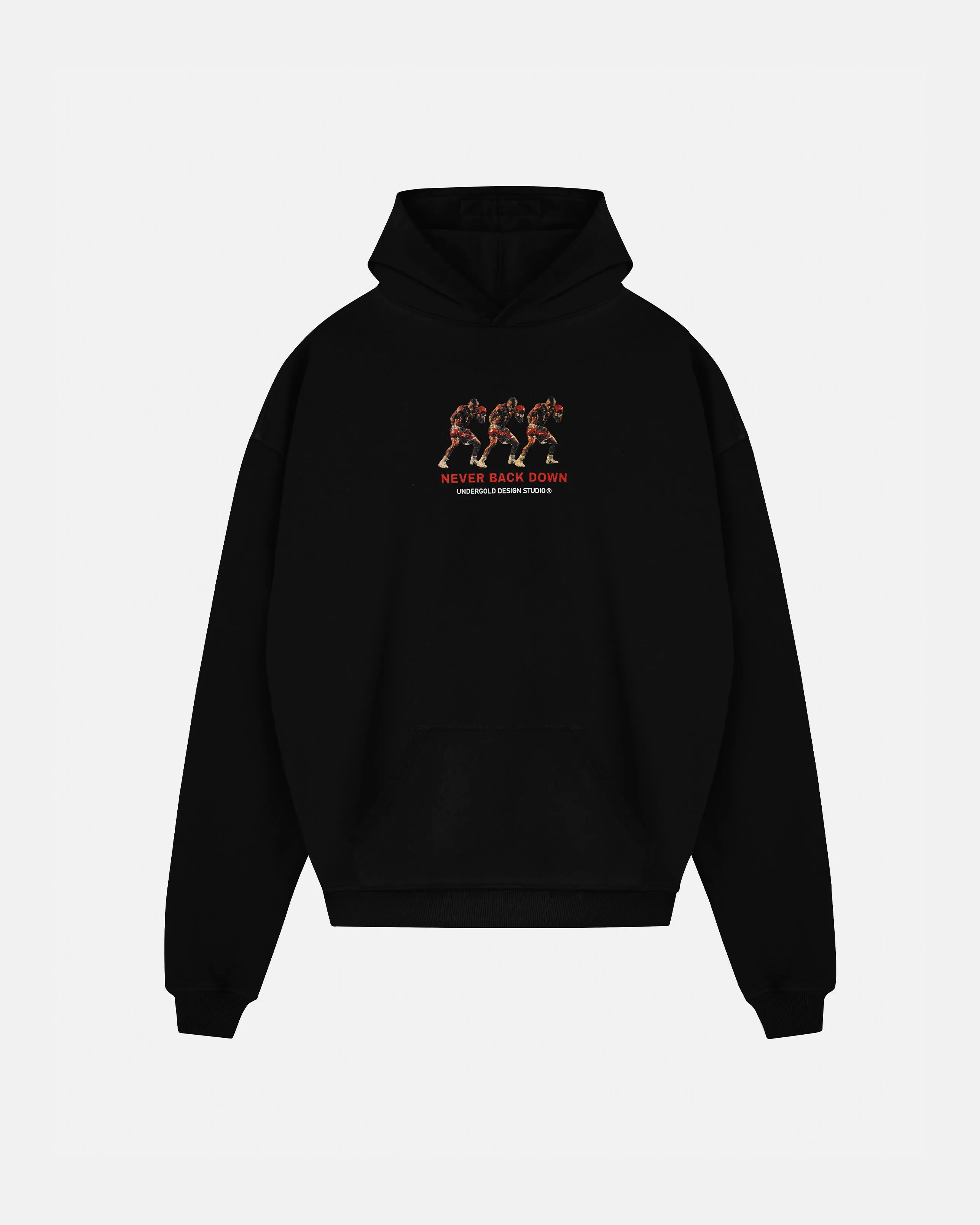 Dreamers "Never Back Down" Hoodie Black